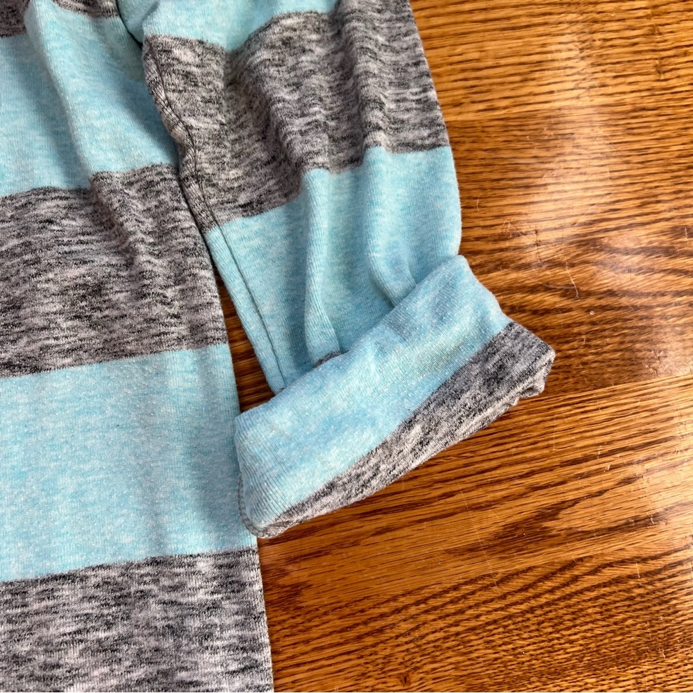 Aritzia TNA Striped 1/2 Sleece Crewneck - Picture 4 of 12